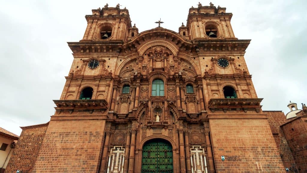 Church of the Society of Jesus at Cusco's Plaza de Armas