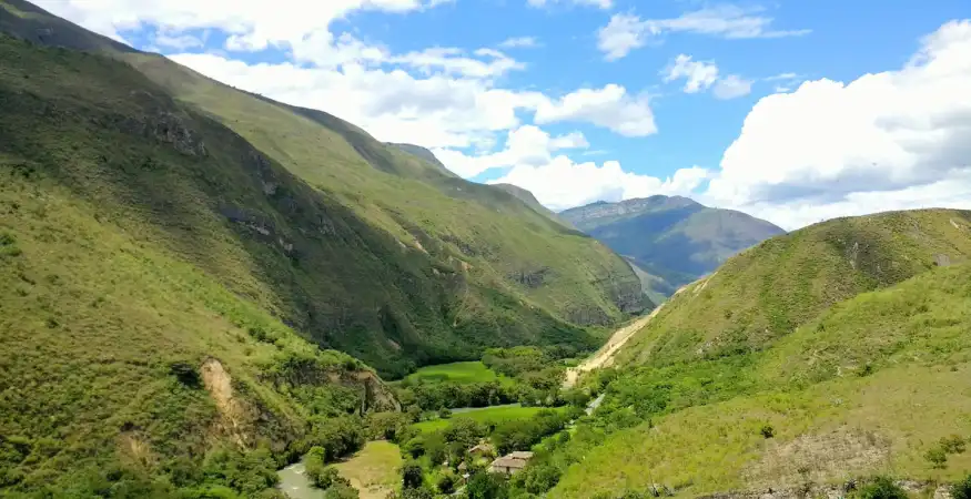 Cusco to Humantay Lake route Andes valley landscape Peru