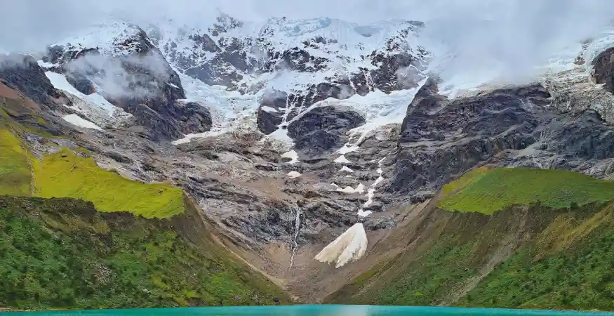 Humantay Lake turquoise water glacier Andes Peru