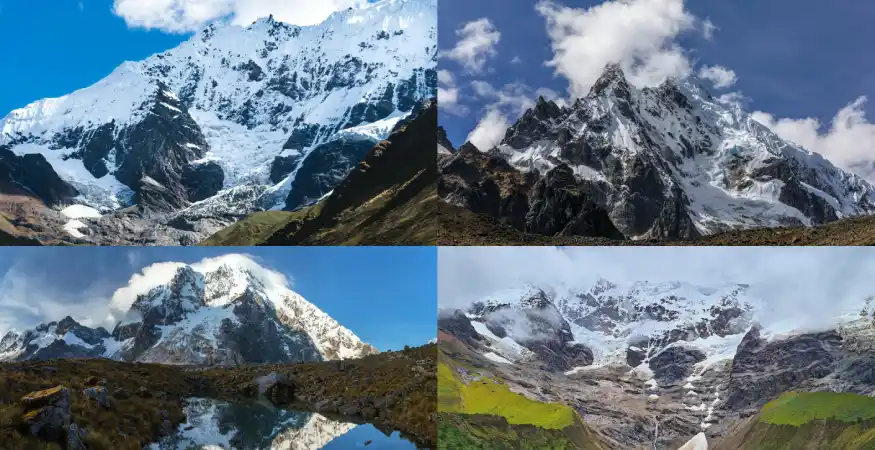 Humantay and Salkantay sacred mountains Inca culture Andes