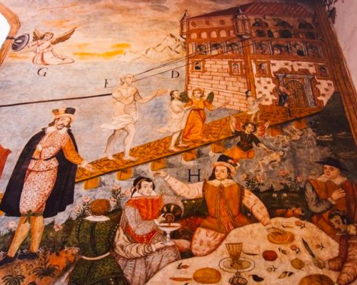 Andahuaylillas Church Art: The Path to Heaven and Hell Murals in the Andes Andahuaylillas Church Art: The Path to Heaven and Hell Murals in the Andes