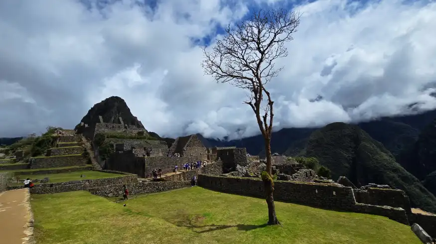 Machu Picchu in rainy season
