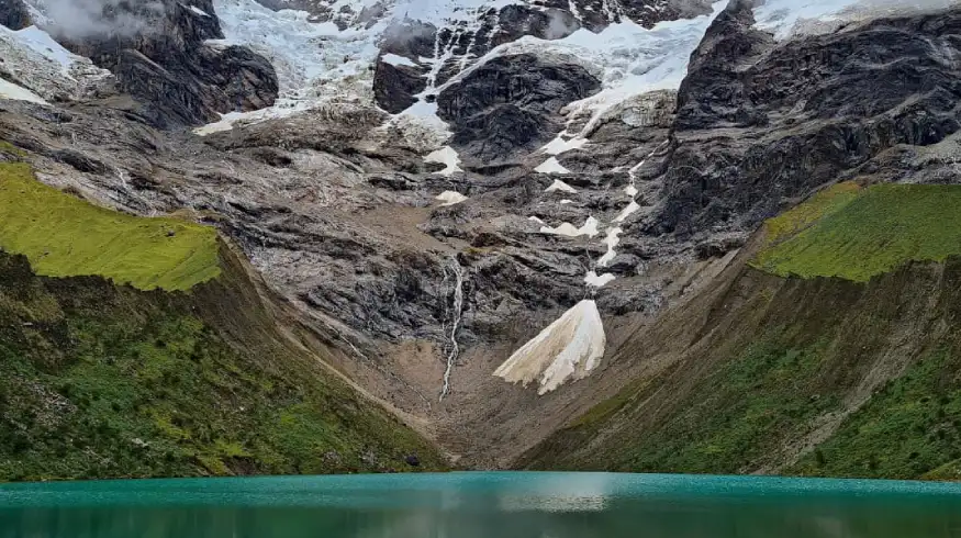 Humantay Lake reflection mountains Peru